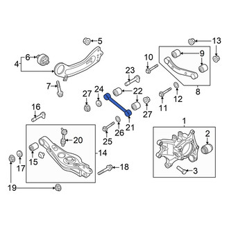 Hyundai OE - Rear Lower Forward Suspension Control Arm