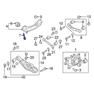 Hyundai OE - Suspension Shock Absorber Mounting Bolt