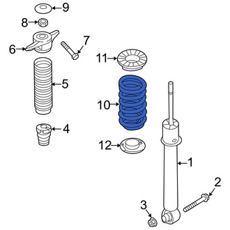 Hyundai OE - Rear Coil Spring
