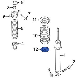 Hyundai OE - Rear Lower Coil Spring Insulator