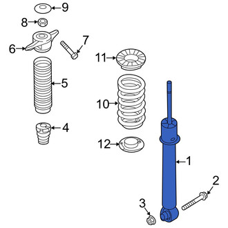 Hyundai OE - Rear Suspension Shock Absorber