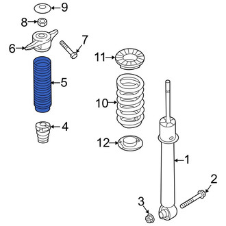 Hyundai OE - Rear Suspension Shock Absorber Bellows
