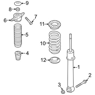 Hyundai OE - Rear Suspension - Shocks & Components (AWD)