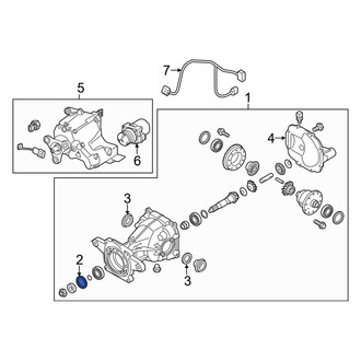 Hyundai OE - Rear Differential Pinion Seal