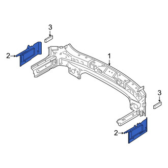 Hyundai OE - Rear Left Rear Body Panel Extension