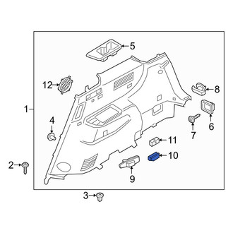 Hyundai OE - Front Right 12 Volt Accessory Power Outlet