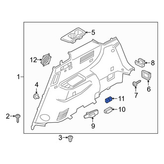 Hyundai OE - Front Left Power Seat Switch