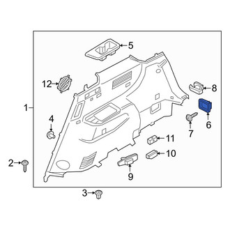 Hyundai OE - Rear Tie Down Hook