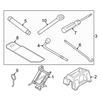 Hyundai OE - Rear Body & Floor - Jack & Components