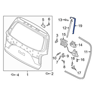 Hyundai OE - Rear Left Liftgate Object Sensor