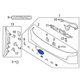 Hyundai OE - Rear Hatch Emblem