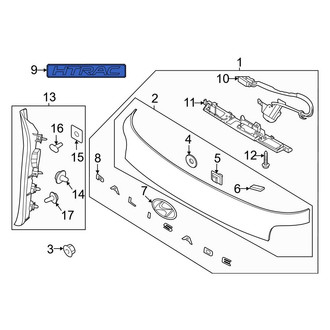 Hyundai OE - Rear Hatch Emblem