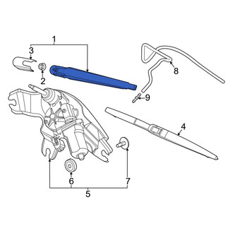 Hyundai OE - Rear Wiper Arm