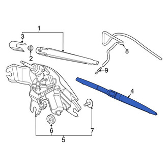 Hyundai OE - Rear Wiper Blade