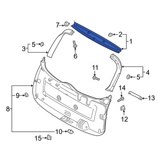Hyundai OE - Rear Lower Liftgate Trim