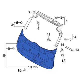 Hyundai OE - Rear Lower Liftgate Trim