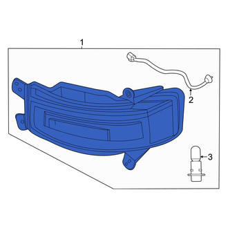Hyundai OE - Left Back Up Light Assembly