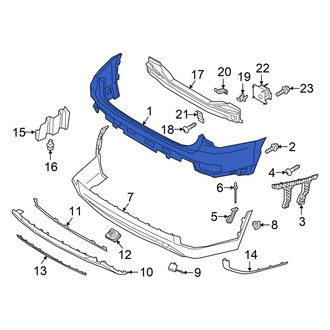 Hyundai OE - Rear Upper Bumper Cover