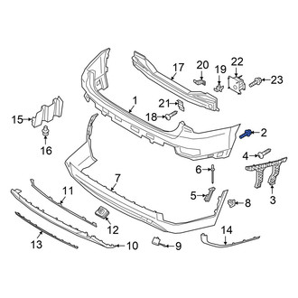 Hyundai OE - Bumper Cover Bolt