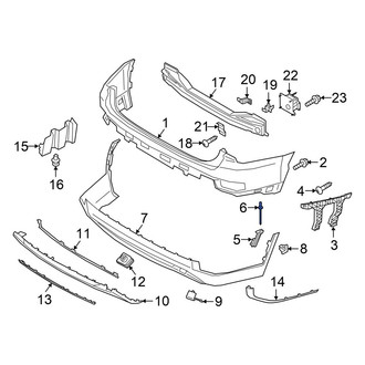 Hyundai OE - Bumper Cover Rivet