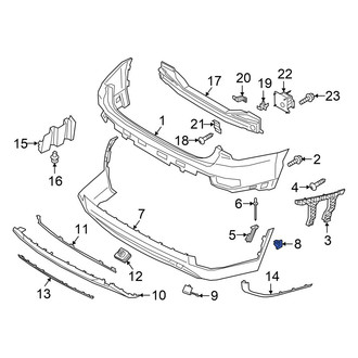 Hyundai OE - Fender Liner Nut
