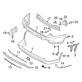 Hyundai OE - Rear Tow Eye Cap