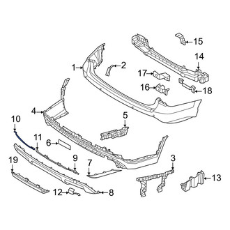 Hyundai OE - Left Valance Panel Bracket