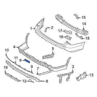 Hyundai OE - Bumper Cover Insulator