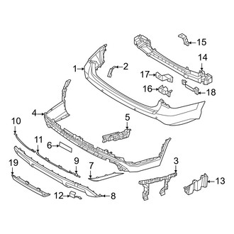 Hyundai OE - Rear Bumper - Bumper & Components