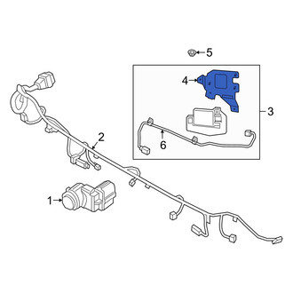 Hyundai OE - Right Blind Spot Detection System Warning Sensor Bracket