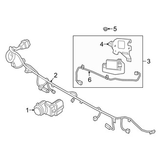 Hyundai OE - Rear Bumper - Electrical Components