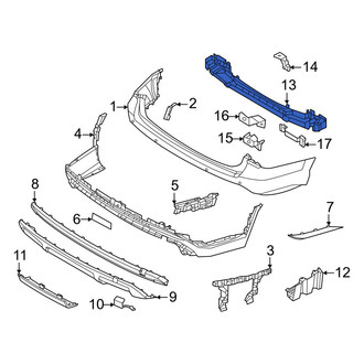 Hyundai OE - Rear Bumper Impact Bar