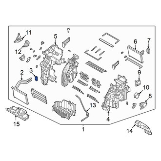 Hyundai OE - HVAC Heater Core Grommet