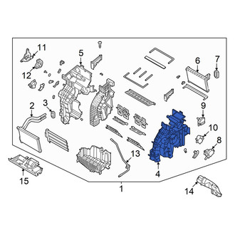 Hyundai OE - Front Right HVAC Unit Case