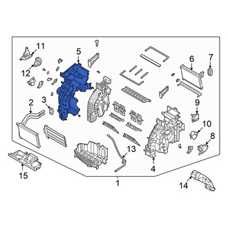 Hyundai OE - Front Left HVAC Unit Case