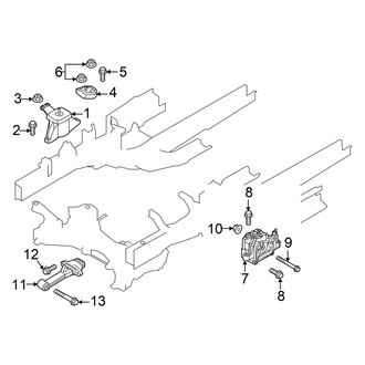 Hyundai OE - Engine / Transaxle - Engine & Transmission Mounting (3.5L)