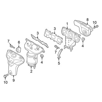 Hyundai OE - Exhaust System - Manifold
