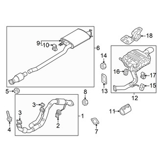 Hyundai OE - Exhaust System - Exhaust Components