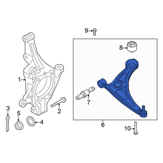 Hyundai OE - Front Right Suspension Control Arm