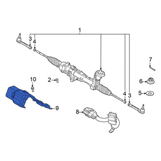 Hyundai OE - Front Rack and Pinion Heat Shield