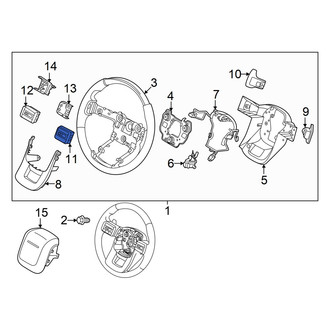 Hyundai OE - Right Steering Wheel Radio Controls