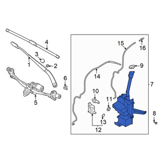Hyundai OE - Washer Fluid Reservoir