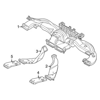 Hyundai OE - Instrument Panel - Ducts (3.5L)
