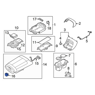 Hyundai OE - Rear 12 Volt Accessory Power Outlet