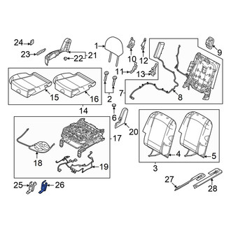 Hyundai OE - Seat Track Cover