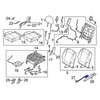 Hyundai OE - Seat Track Cover