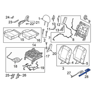 Hyundai OE - Seat Track Cover