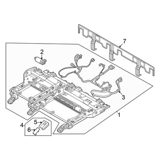 Hyundai OE - Rear Seat Track Cover