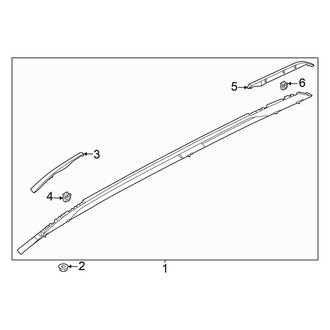 Hyundai OE - Roof - Luggage Carrier (With Sunroof, W/O Dual Sunroof)