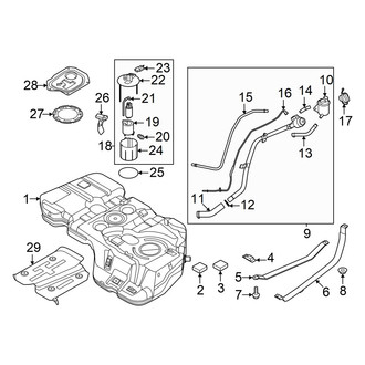 Hyundai OE - Fuel System Components